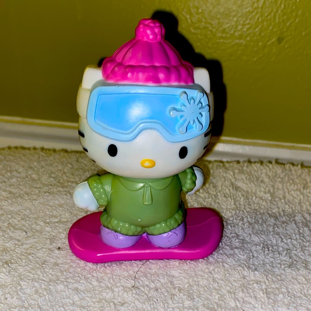 Hello Kitty Winter Snow Ski Sanrio 2011 Collectible Bobblehead